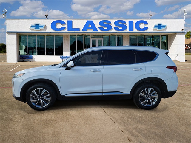 2019 Hyundai Santa Fe Limited White at DeMontrond Gulf Freeway