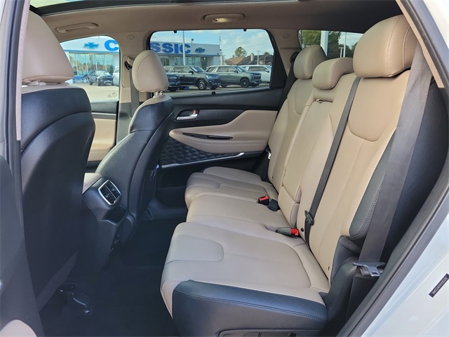 2019 Hyundai Santa Fe Limited White at DeMontrond Gulf Freeway