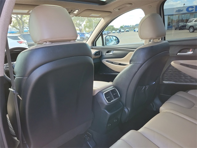 2019 Hyundai Santa Fe Limited White at DeMontrond Gulf Freeway