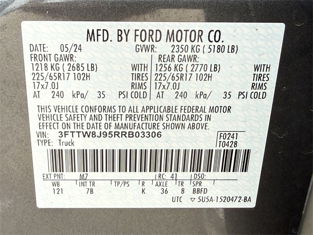 2024 Ford Maverick XLT Gray at Don McGill Toyota