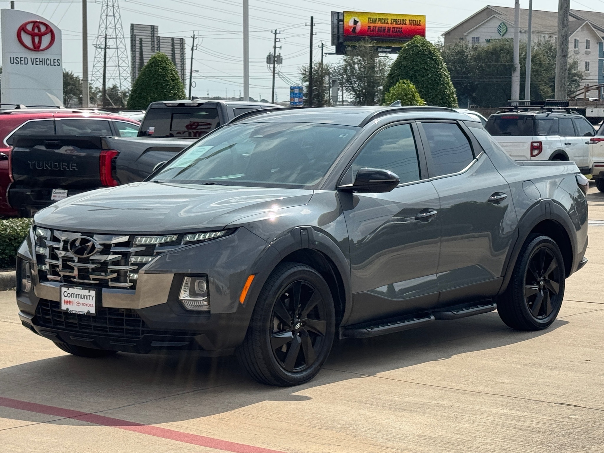 2023 Hyundai Santa Cruz NIGHT Gray at Texan Dodge Chrysler Jeep Ram