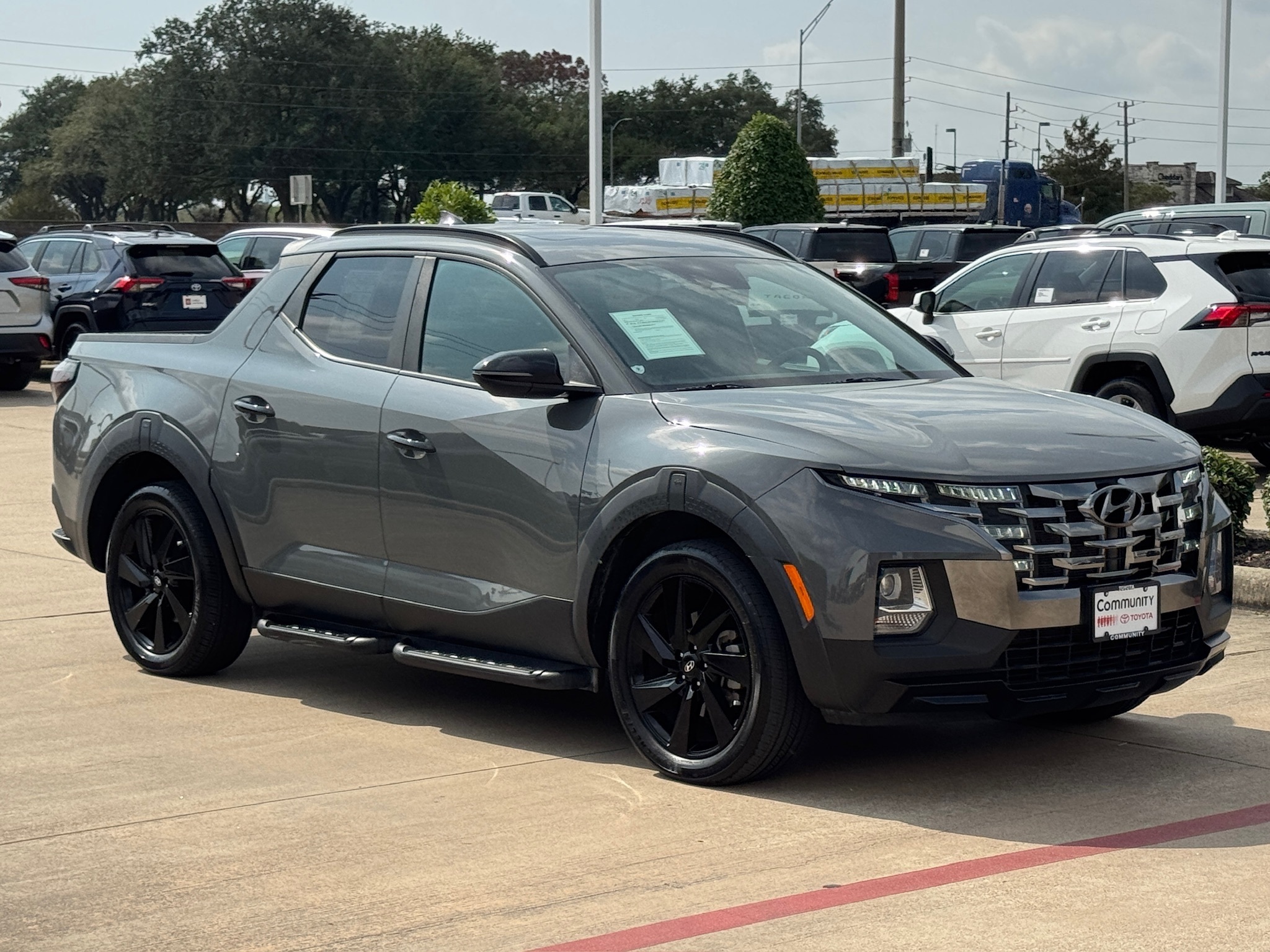 2023 Hyundai Santa Cruz NIGHT Gray at Texan Dodge Chrysler Jeep Ram