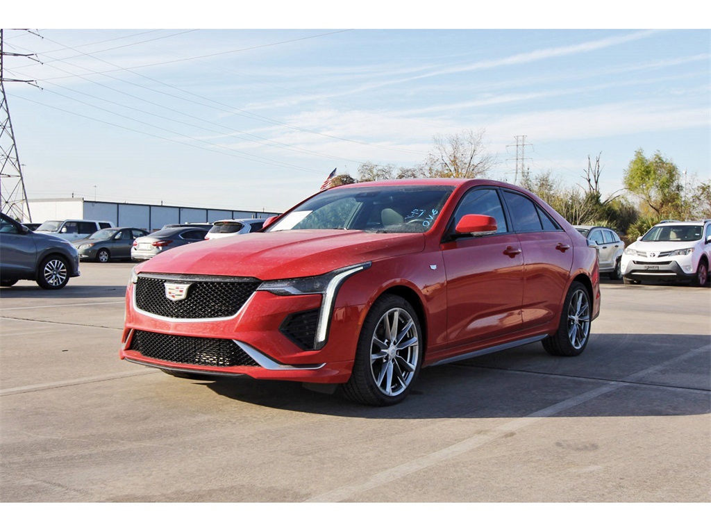 2021 Cadillac CT4 Sport Red at Bayway Cadillac of The Woodlands