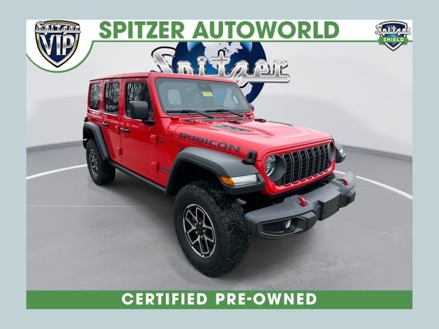 Firecracker Red Clearcoat 2025 Jeep Wrangler SUV / Crossover Four-Wheel Drive 8-Speed Automatic