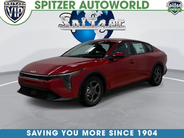 Currant Red 2026 Kia K4 LXS FWD Sedan Front-Wheel Drive Continuously Variable Transmission