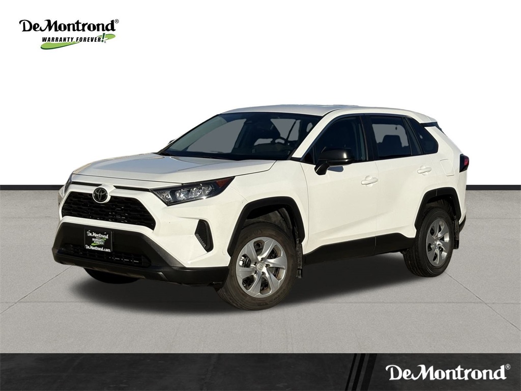 2022 Toyota RAV4 LE White at Big Star Chrysler Jeep Dodge Ram 