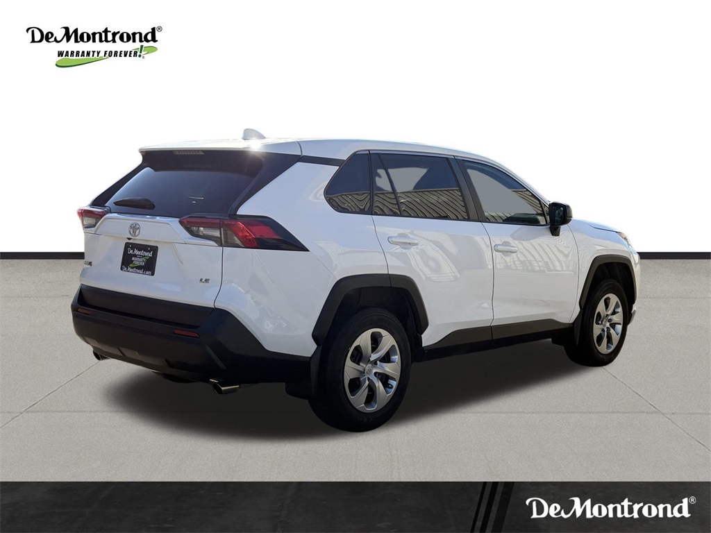 2022 Toyota RAV4 LE White at Big Star Chrysler Jeep Dodge Ram 