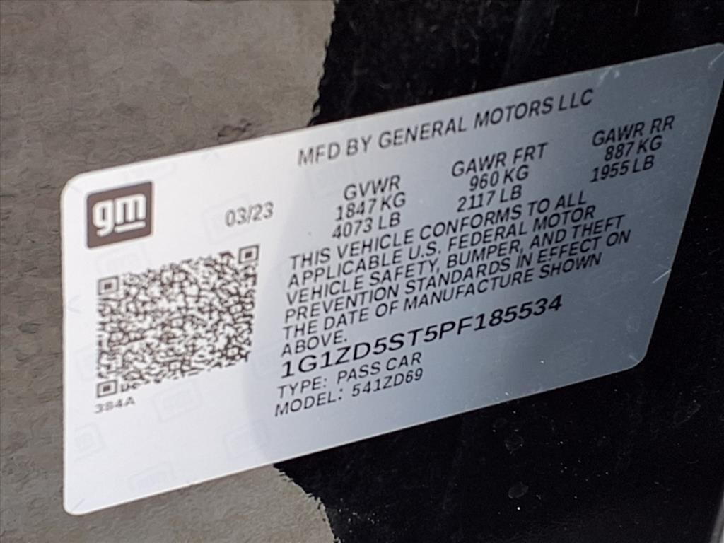 2023 Chevrolet Malibu LT Black at Mac Haik CDJR North Houston