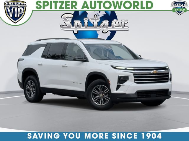 Summit White 2025 Chevrolet Traverse SUV / Crossover Four-Wheel Drive 8-Speed Automatic