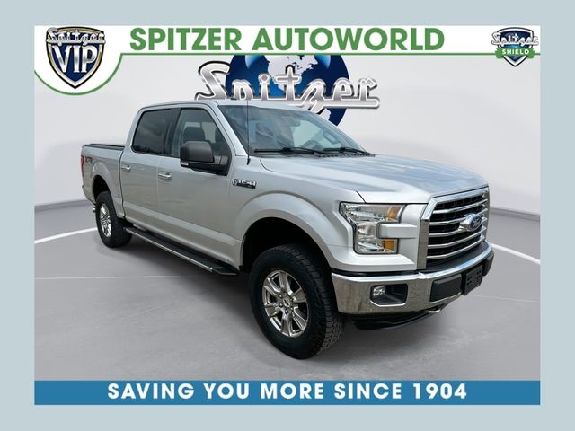Ingot Silver Metallic 2015 Ford F-150 XLT SuperCrew 4WD Pickup Truck Four-Wheel Drive 6-Speed Automatic