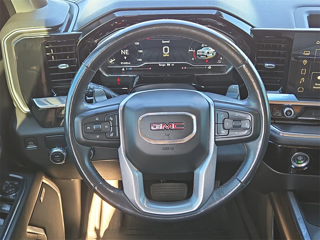 2023 GMC Sierra 1500 SLT White at Texan Dodge Chrysler Jeep Ram