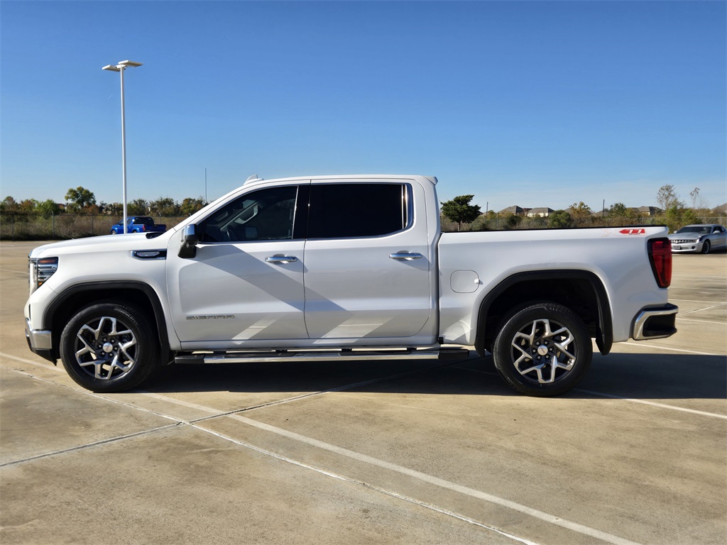 2023 GMC Sierra 1500 SLT White at Texan Dodge Chrysler Jeep Ram