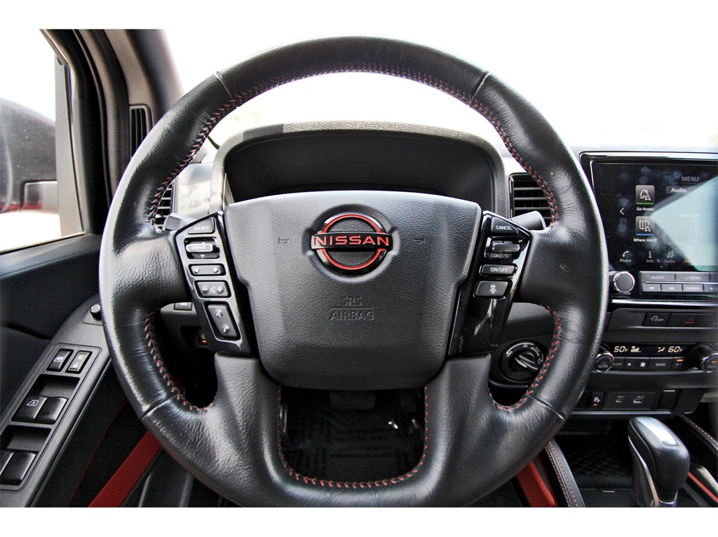 2023 Nissan Frontier PRO-4X Red at South Houston Nissan