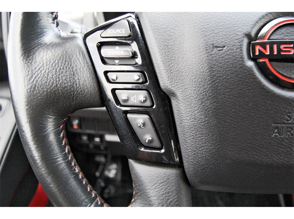 2023 Nissan Frontier PRO-4X Red at South Houston Nissan