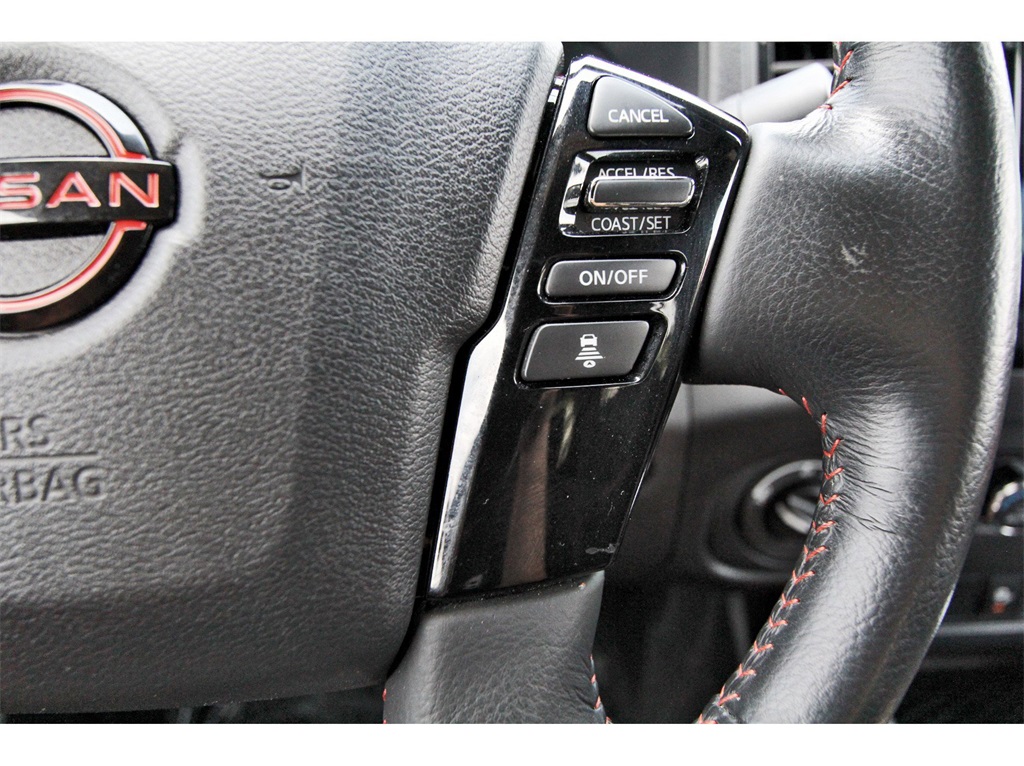 2023 Nissan Frontier PRO-4X Red at South Houston Nissan