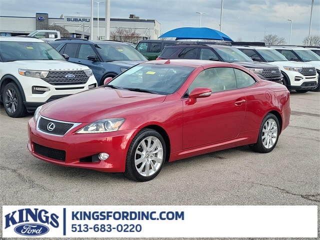 Matador Red Mica 2013 Lexus IS 250C Convertible RWD Convertible Rear-Wheel Drive 6-Speed Automatic