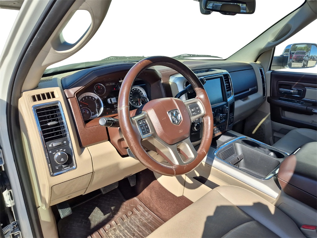 2017 Ram 3500 Laramie White at Texan Dodge Chrysler Jeep Ram