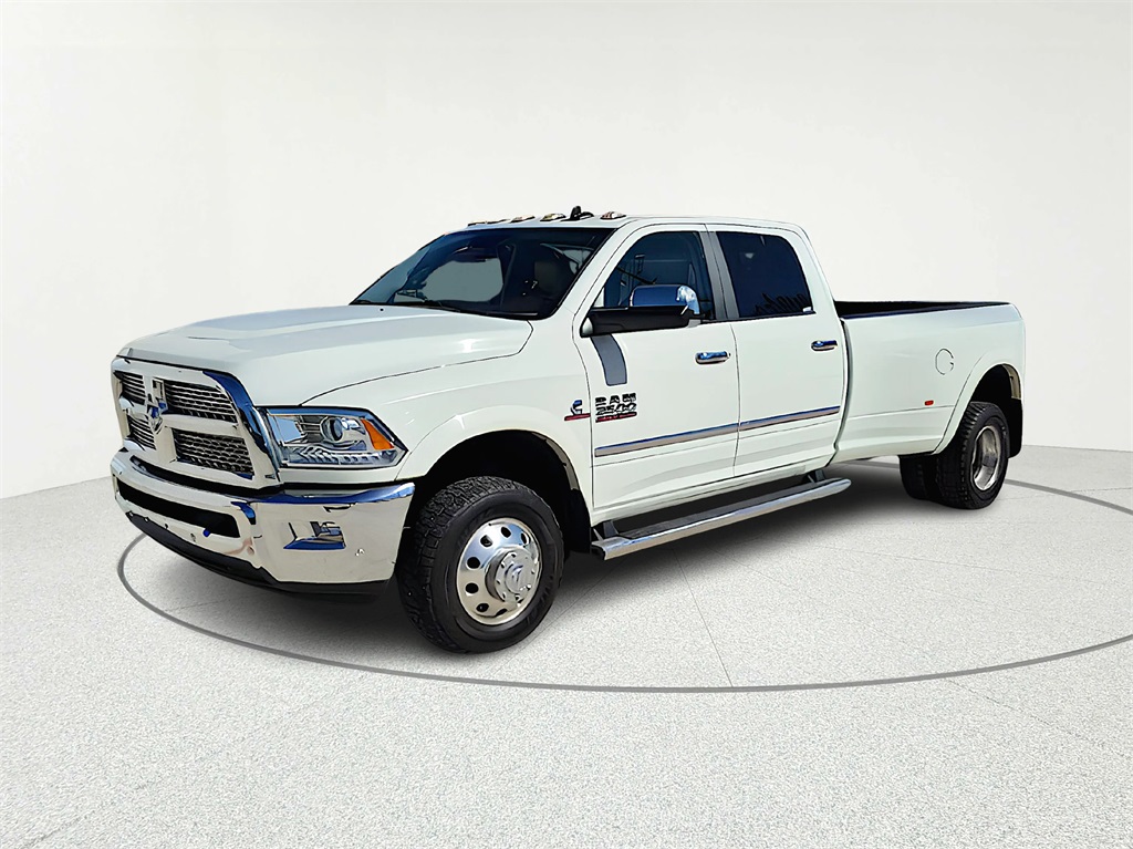 2017 Ram 3500 Laramie White at Texan Dodge Chrysler Jeep Ram
