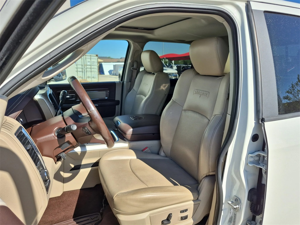 2017 Ram 3500 Laramie White at Texan Dodge Chrysler Jeep Ram