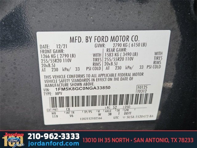 Used Car 2022 Ford Explorer  St For Sale Under $35,000 In San Antonio, Texas