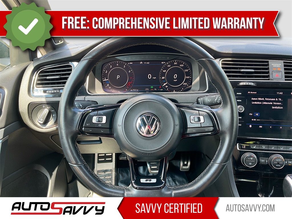 2019 Volkswagen Golf R DCC & Navigation 4Motion White at Durrett Motor Company