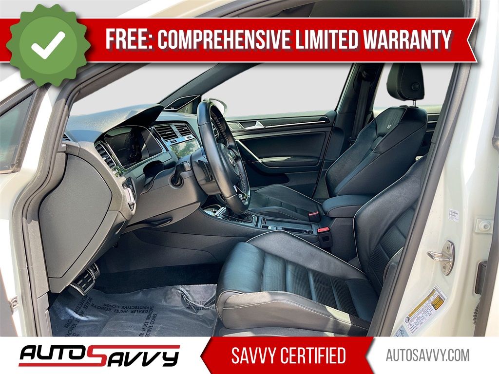 2019 Volkswagen Golf R DCC & Navigation 4Motion White at Durrett Motor Company