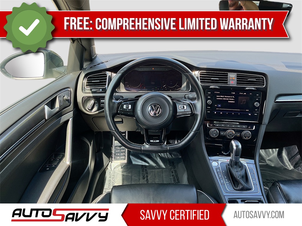 2019 Volkswagen Golf R DCC & Navigation 4Motion White at Durrett Motor Company