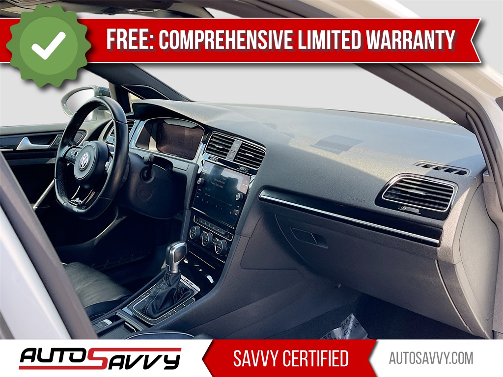 2019 Volkswagen Golf R DCC & Navigation 4Motion White at Durrett Motor Company