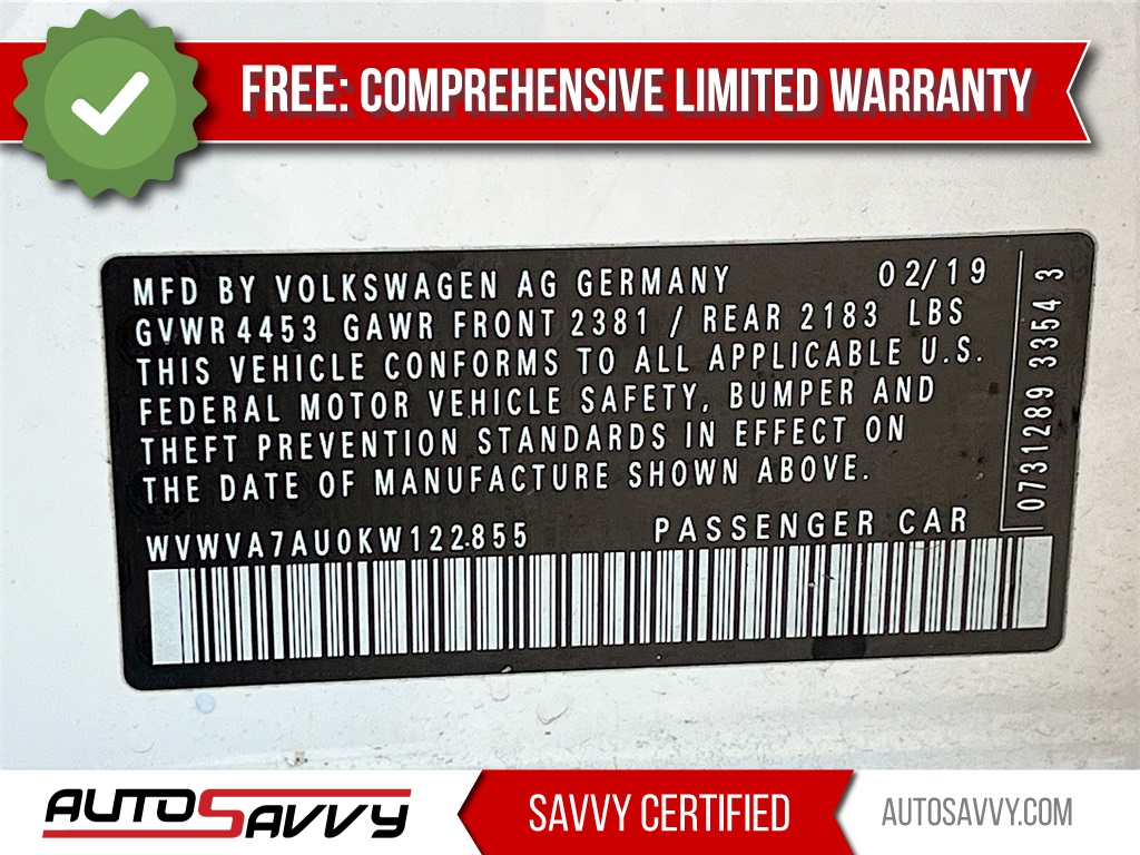 2019 Volkswagen Golf R DCC & Navigation 4Motion White at Durrett Motor Company