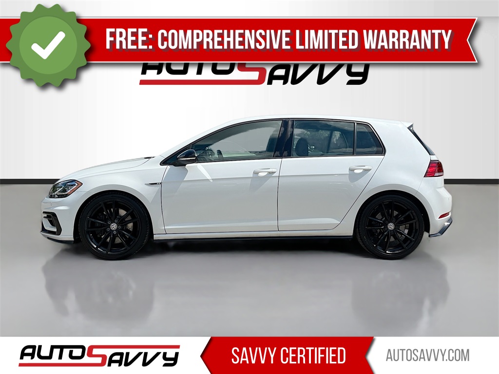 2019 Volkswagen Golf R DCC & Navigation 4Motion White at Durrett Motor Company