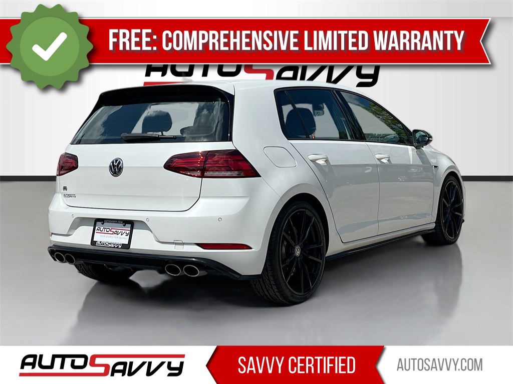 2019 Volkswagen Golf R DCC & Navigation 4Motion White at Durrett Motor Company