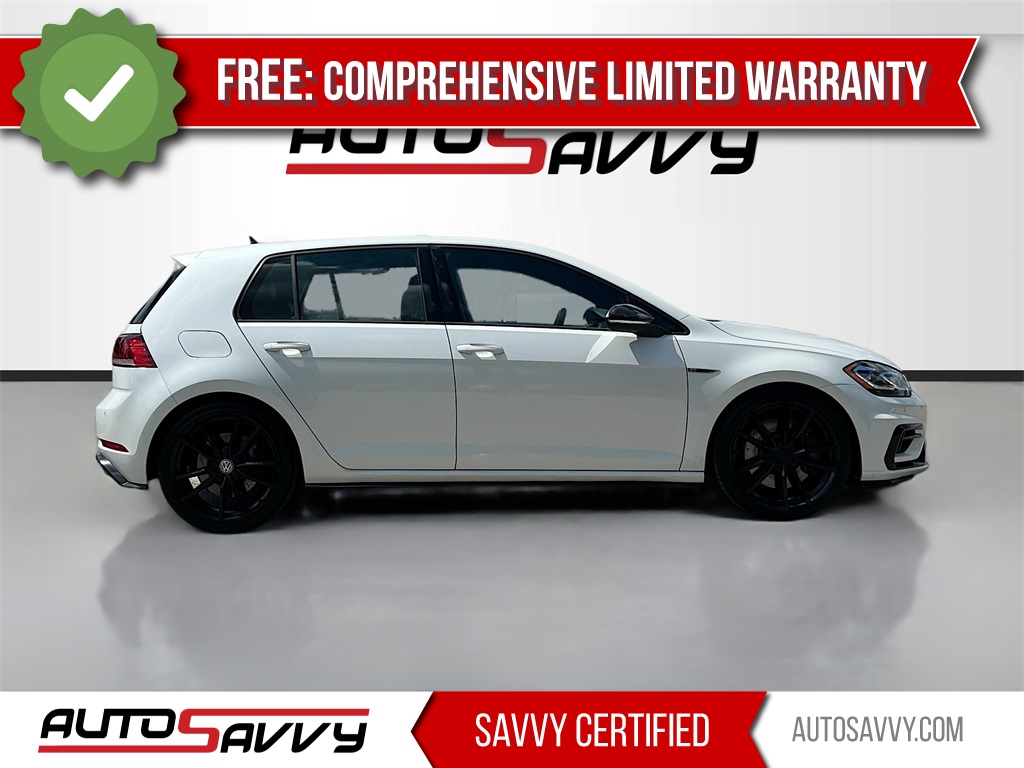 2019 Volkswagen Golf R DCC & Navigation 4Motion White at Durrett Motor Company