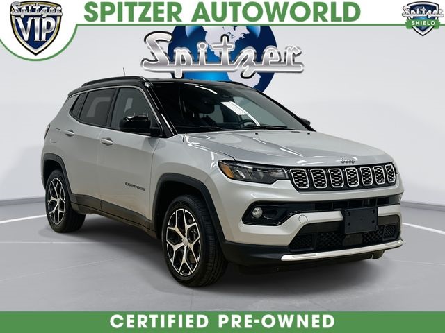 Silver Zynith Metallic Clearcoat 2024 Jeep Compass SUV / Crossover Four-Wheel Drive 8-Speed Automatic
