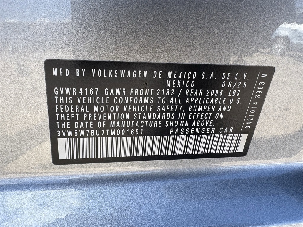 2026 Volkswagen Jetta 1.5T S Silver at DeMontrond Auto Country