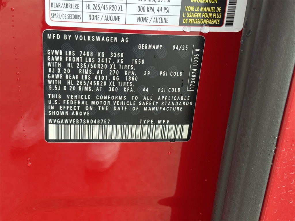 2025 Volkswagen ID. Buzz Pro S Red at DeMontrond Automotive Group