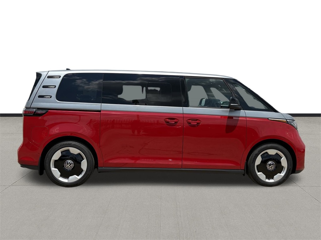 2025 Volkswagen ID. Buzz Pro S Red at DeMontrond Automotive Group