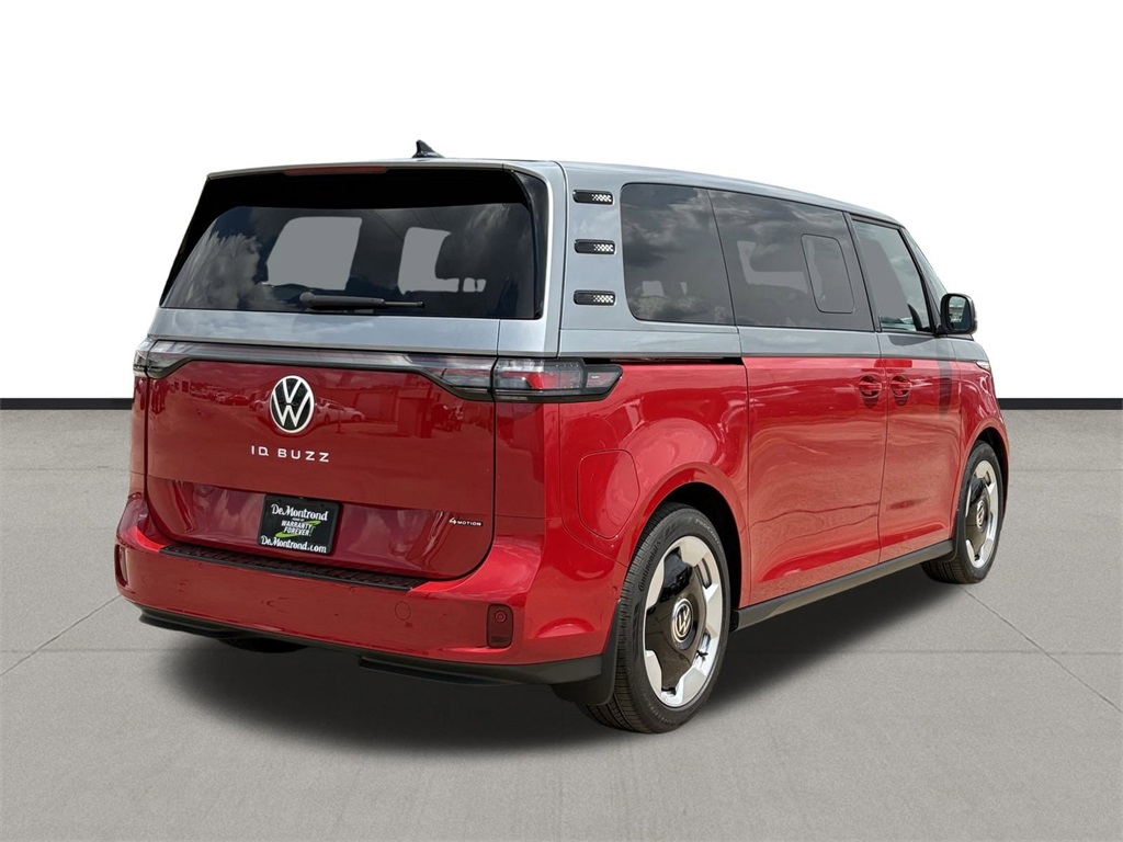 2025 Volkswagen ID. Buzz Pro S Red at DeMontrond Automotive Group