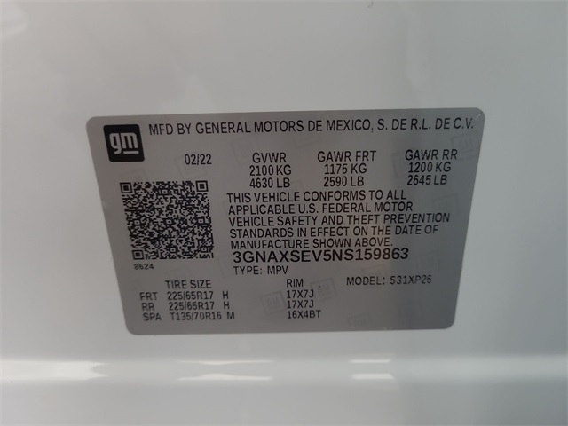 2022 – Chevrolet – Equinox