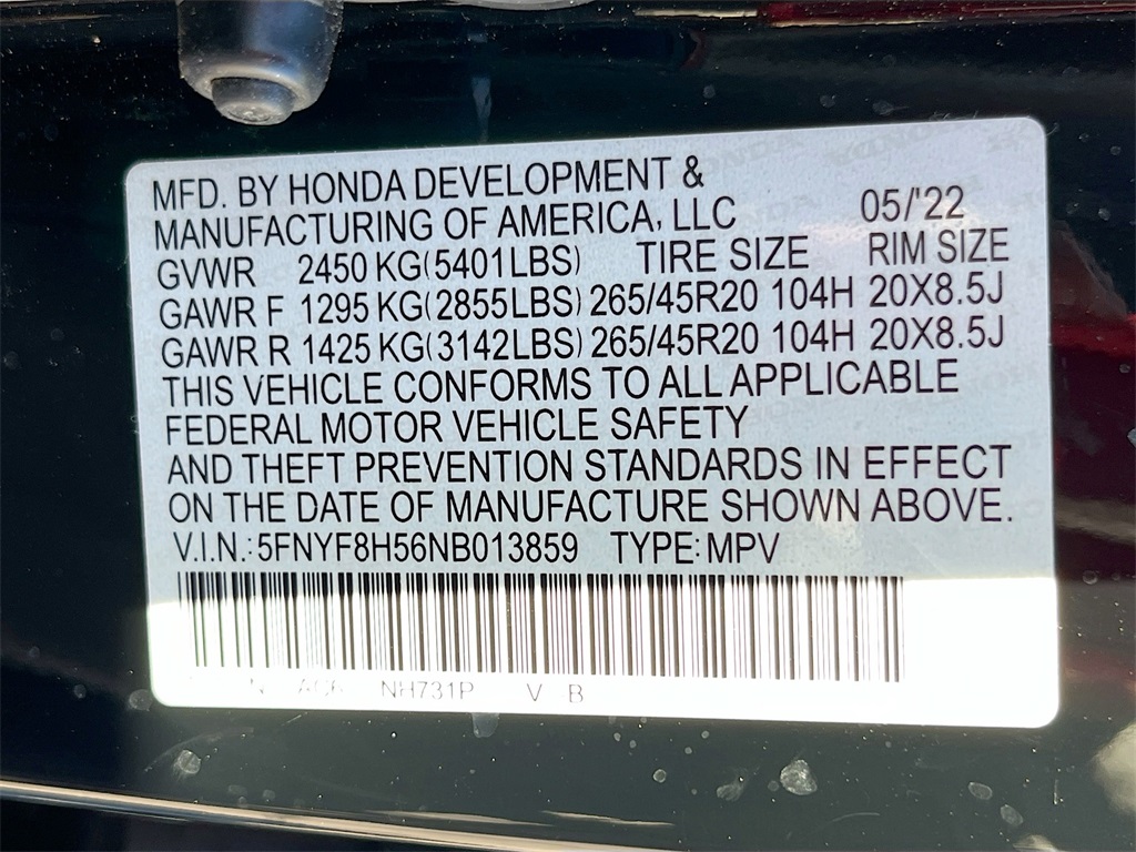 2022 Honda Passport EX-L Black at Mac Haik CDJR North Houston