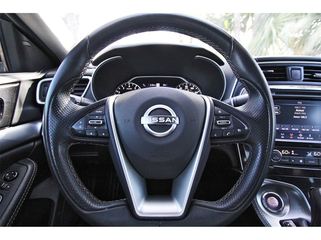 2023 Nissan Maxima SV White at Mac Haik CDJR North Houston