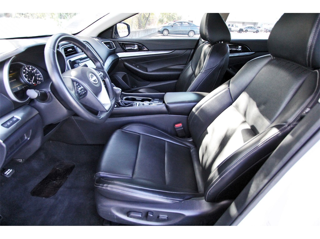 2023 Nissan Maxima SV White at Mac Haik CDJR North Houston