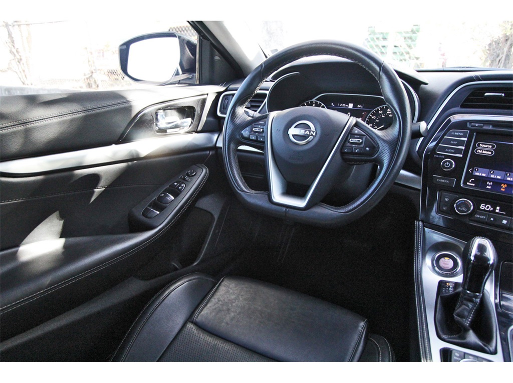 2023 Nissan Maxima SV White at Mac Haik CDJR North Houston