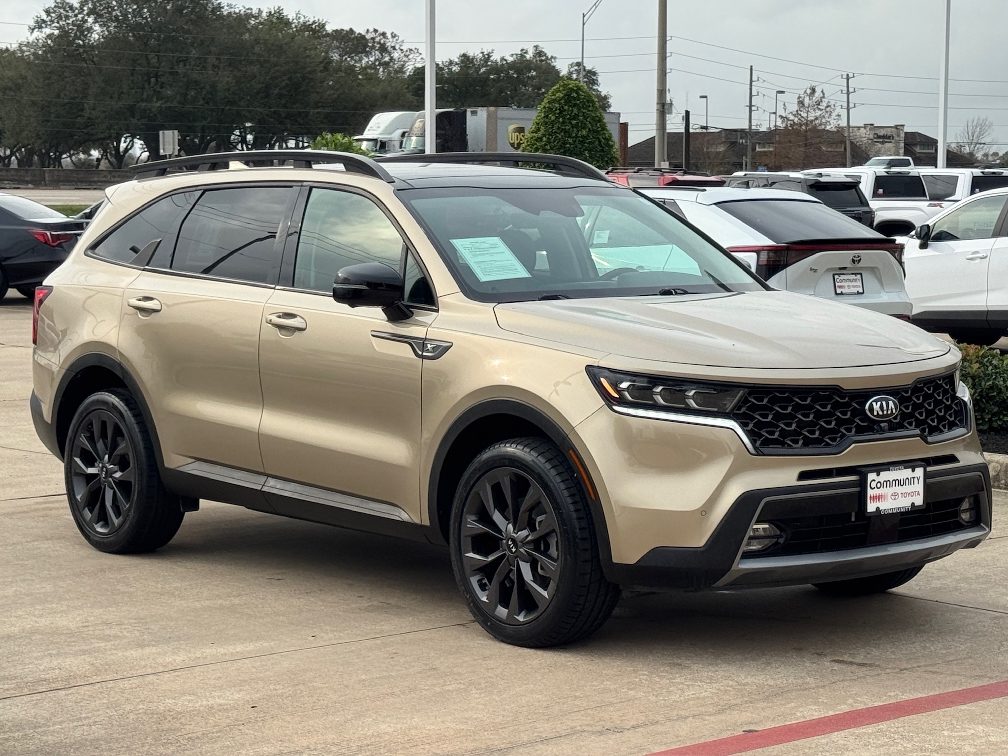 2021 Kia Sorento SX Prestige X-Line Beige at Parkway Family Mazda