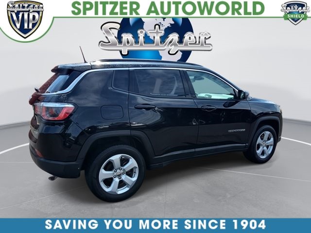 Diamond Black Crystal Pearlcoat 2019 Jeep Compass SUV / Crossover Four-Wheel Drive 9-Speed Automatic