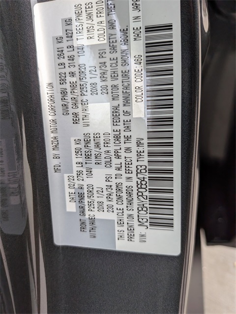 2023 Mazda CX-9 Touring Plus Gray at DeMontrond Mazda