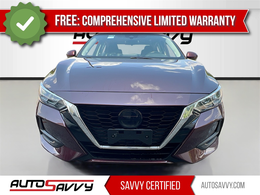 2022 Nissan Sentra SV Red at Durrett Motor Company