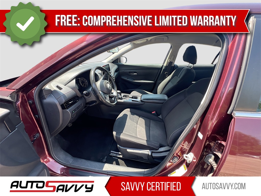 2022 Nissan Sentra SV Red at Durrett Motor Company