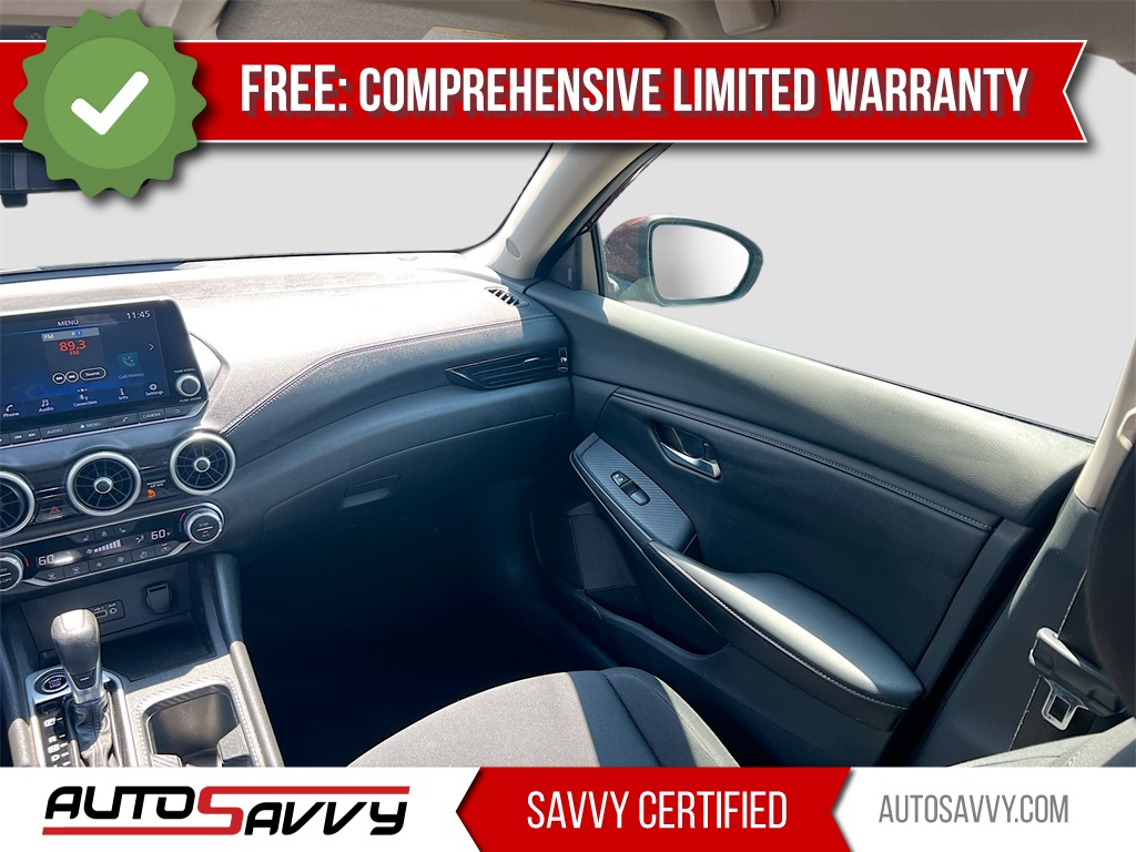 2022 Nissan Sentra SV Red at Durrett Motor Company