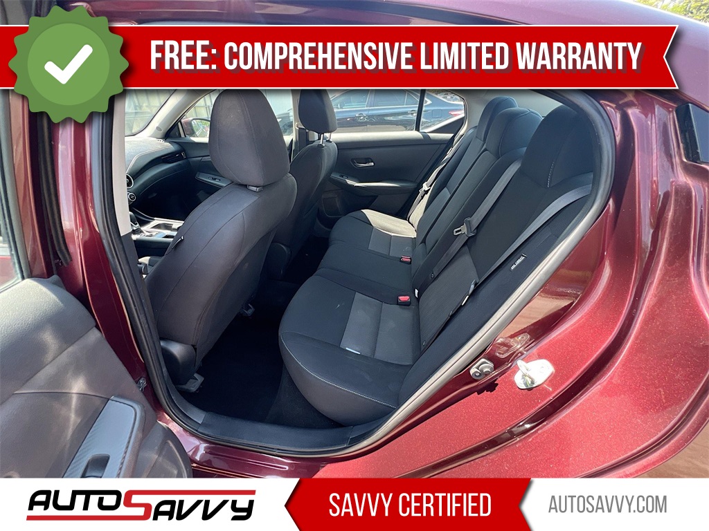 2022 Nissan Sentra SV Red at Durrett Motor Company