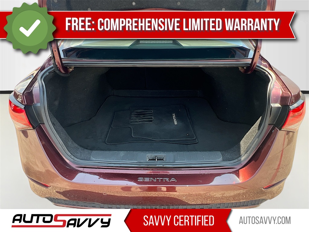 2022 Nissan Sentra SV Red at Durrett Motor Company